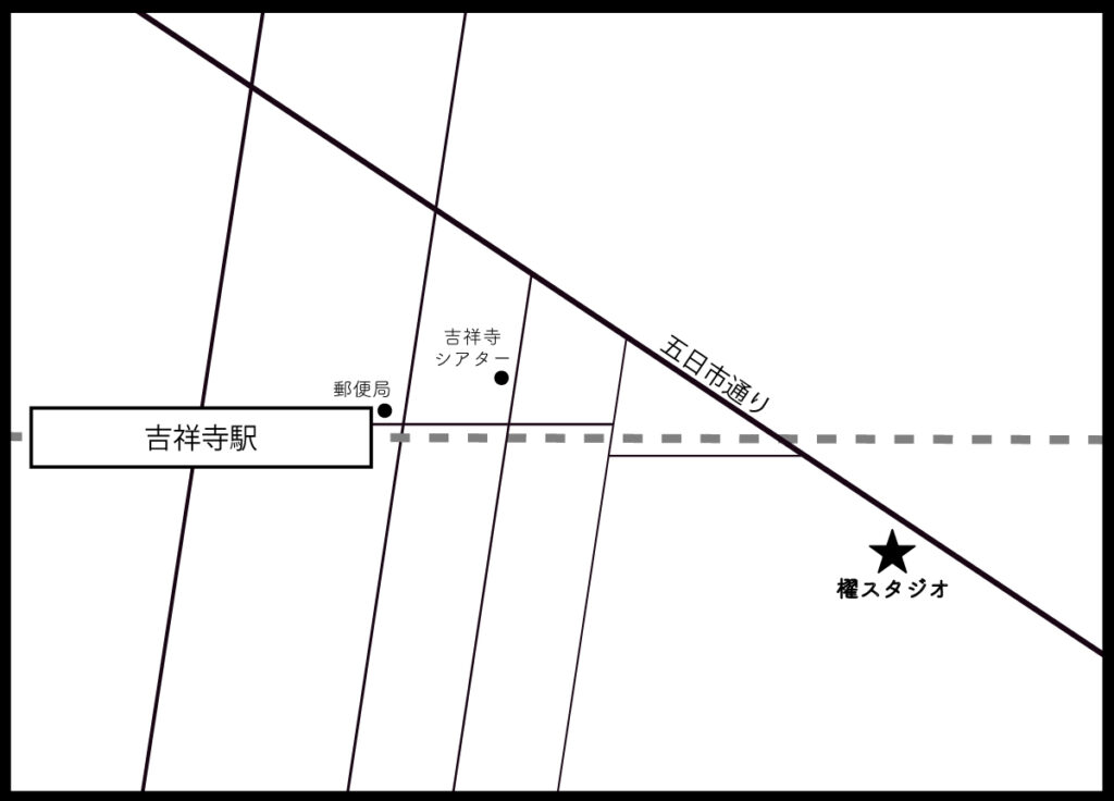 櫂スタジオ　地図